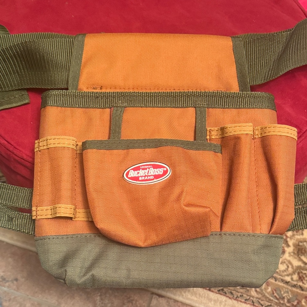 Orange and Green Belt Bag